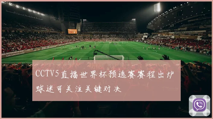 CCTV5直播世界杯预选赛赛程出炉 球迷可关注关键对决